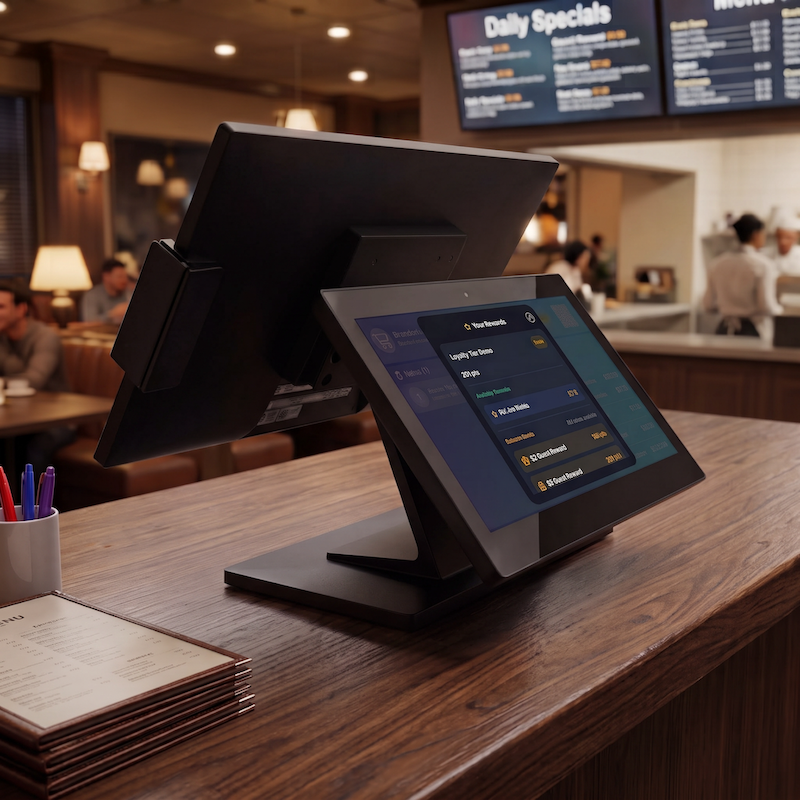 NX Restaurant - Loyalty Rear Display